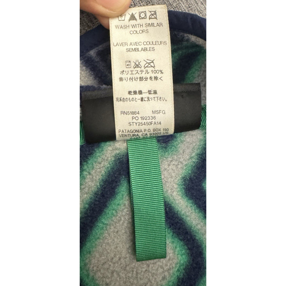 Patagonia Aztec Synchilla Snap-T Fleece Pullover Mens S Vtg Montana Siete Jacket - Picture 7 of 7
